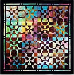 Op-Art Kaleidoscope Quilts, Template-free Technique Maggie Ball ...